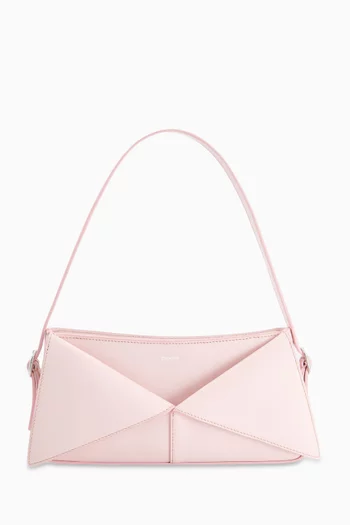 Belt Baguette Bag in Leather