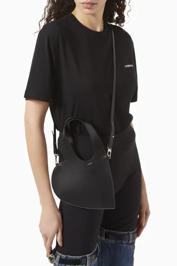 Baby Heart Tote Bag in Leather