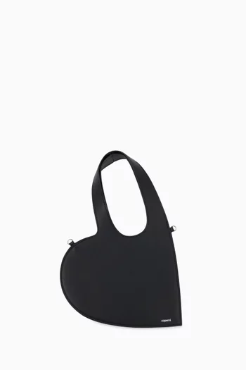 Baby Heart Tote Bag in Leather