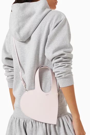 Baby Heart Tote Bag in Leather