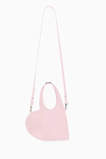 Baby Heart Tote Bag in Leather