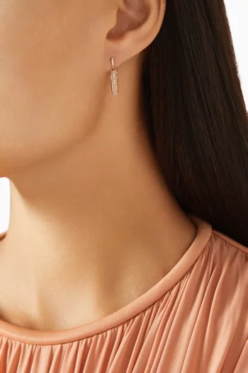 Moon N°2 Diamond Earring in 9kt Gold