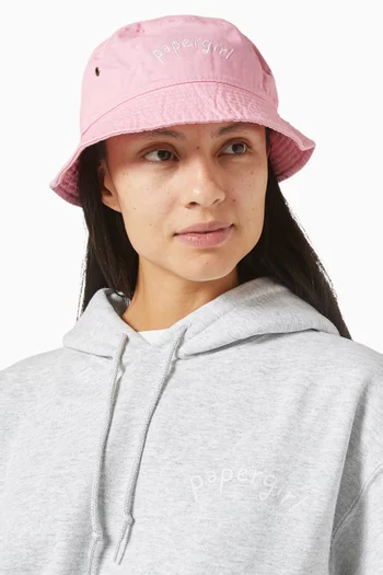 Embroidered Logo Bucket Hat