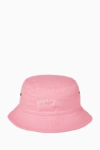 Embroidered Logo Bucket Hat