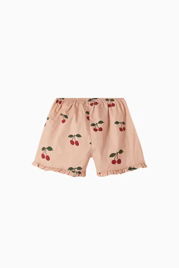 Verbena Frill Shorts in Organic Cotton