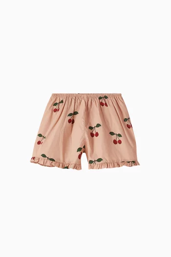 Verbena Frill Shorts in Organic Cotton