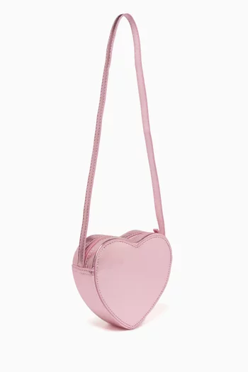 Heart Sequinned Crossbody Bag