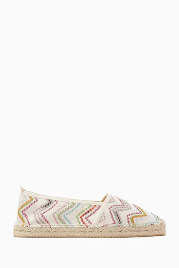 Elle Raschel Wave Espadrilles in Jute