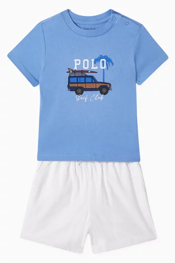 Graphic Logo T-shirt in Cotton