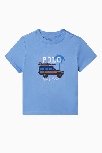 Graphic Logo T-shirt in Cotton