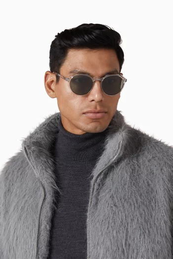 Speed of Night Sunglasses in Crystal Polymer