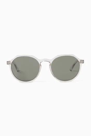 Speed of Night Sunglasses in Crystal Polymer