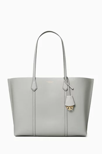 Perry Triple-compartment Tote Bag in Leather