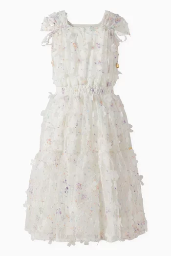 Embroidered Sheath Dress