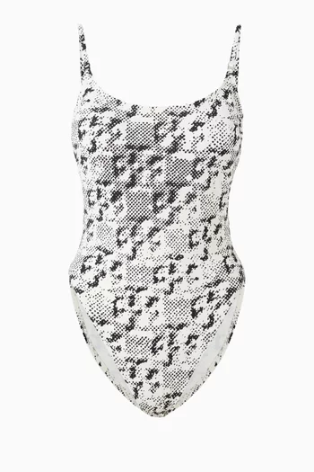 لباس سباحة قطعة واحدة بحلقات جيميني