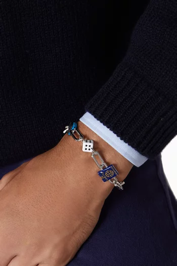 سوار ذا تاكس اوبتيمايزر مزين بحلي فضة إسترلينية