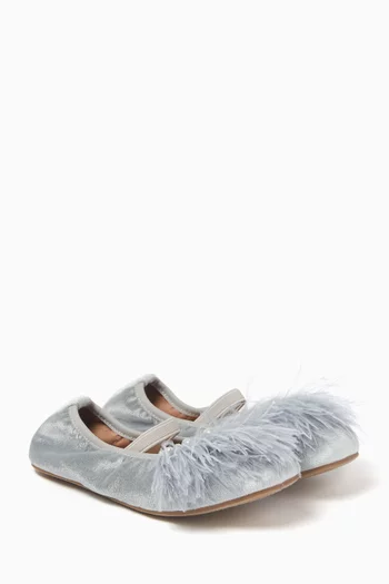 Blanche Ballerinas in Velvet