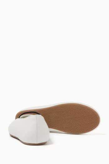 Daphne Ballerinas in Leather