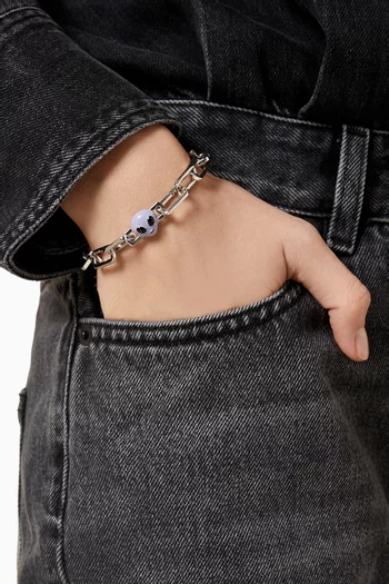 Alien Charm in Sterling Silver