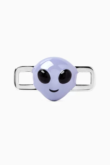 Alien Charm in Sterling Silver