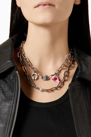 Linked Necklace in Sterling Silver
