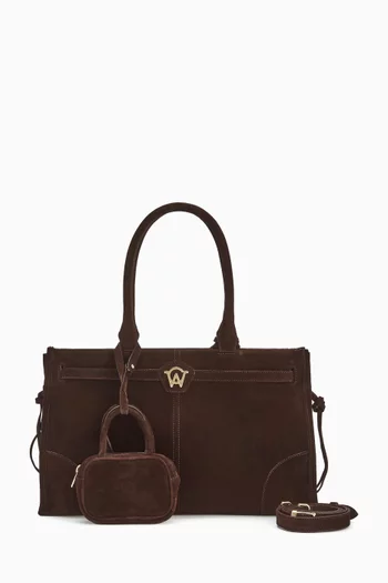 Zouzou Shoulder Bag in Suede