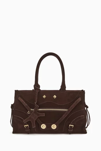 Zouzou Shoulder Bag in Suede