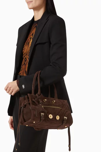 Mini Zouzou Shoulder Bag in Suede
