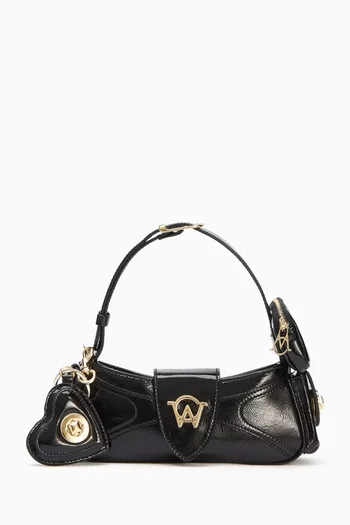 Aurora Micro Shoulder Bag in Patent Leather