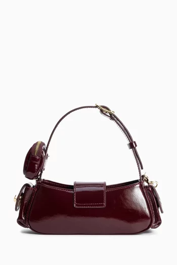 Aurora Micro Shoulder Bag in Patent Leather