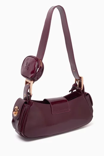 Aurora Mini Shoulder Bag in Suede Leather