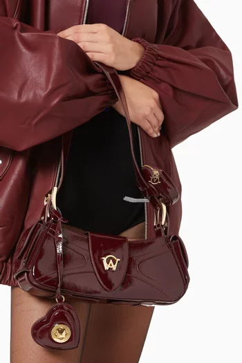 Aurora Mini Shoulder Bag in Calf Leather