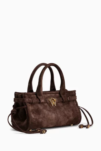 Baby Jane Shoulder Bag in Suede