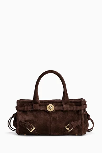 Baby Jane Shoulder Bag in Suede