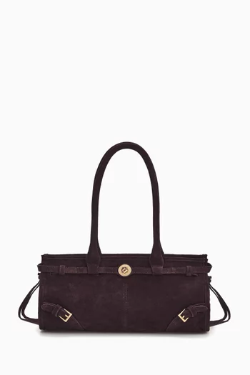 Baby Jane Shoulder Bag in Suede