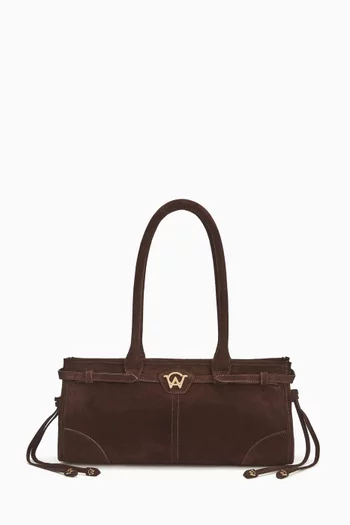 Baby Jane Shoulder Bag in Suede
