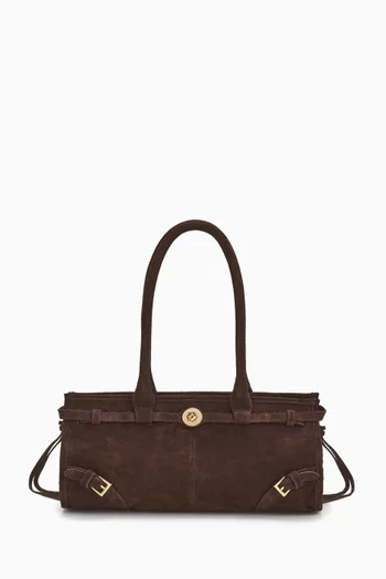 Baby Jane Shoulder Bag in Suede