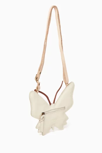Toto Crossbody Bag in Metallic Leather