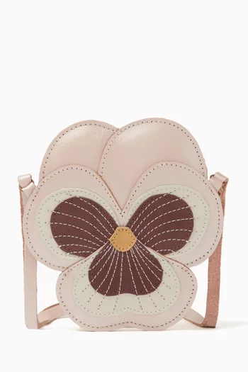 Toto Violette Crossbody Bag in Metallic Leather