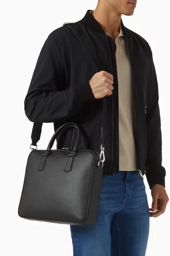 New Crosstown Briefcase in Leather