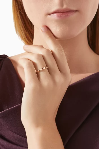 Lit Ruby Ring in 18kt Rose Gold