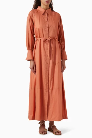 Bea Maxi Shirt Dress