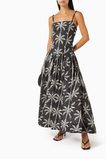 Abena Printed Maxi Dress