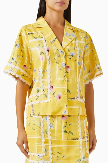 Aria Floral-print Shirt