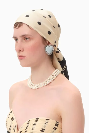 Chez Valentino Scarf in Silk