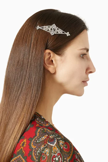 Valentino Garavani Rêve Radieux Hair Clip in Metal