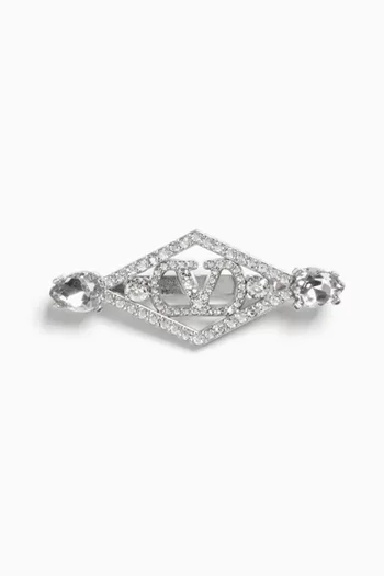 Rêve Radieux Swarovski® Crystal Hairclip in Metal