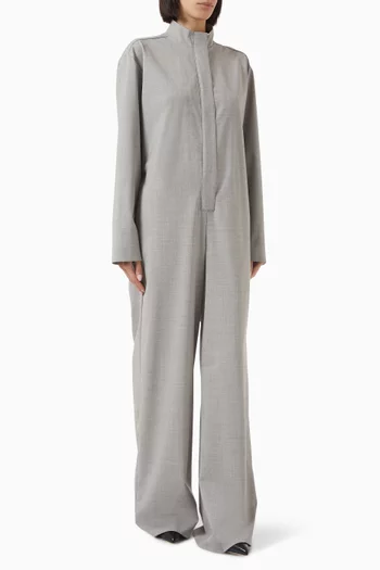 Tazio Jumpsuit in Virgin Wool