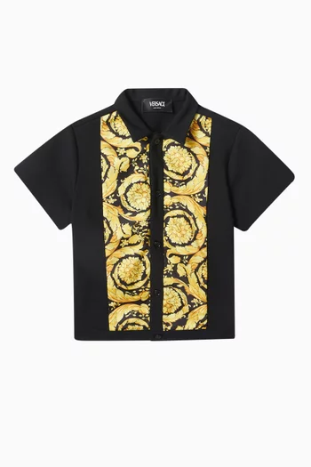 Barocco Shirt in Silk Twill