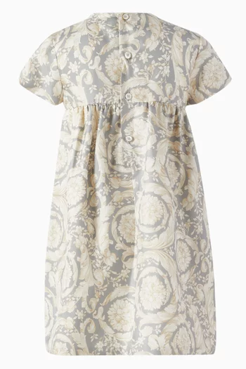 Barocco Print Dress